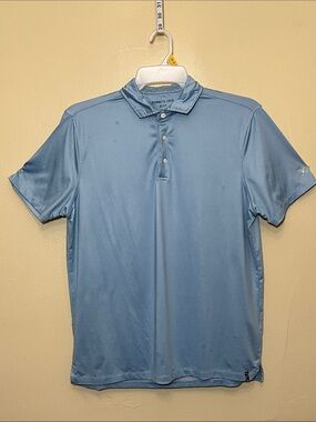 Kenneth Cole Light Blue Men's Performance Polo Shirt